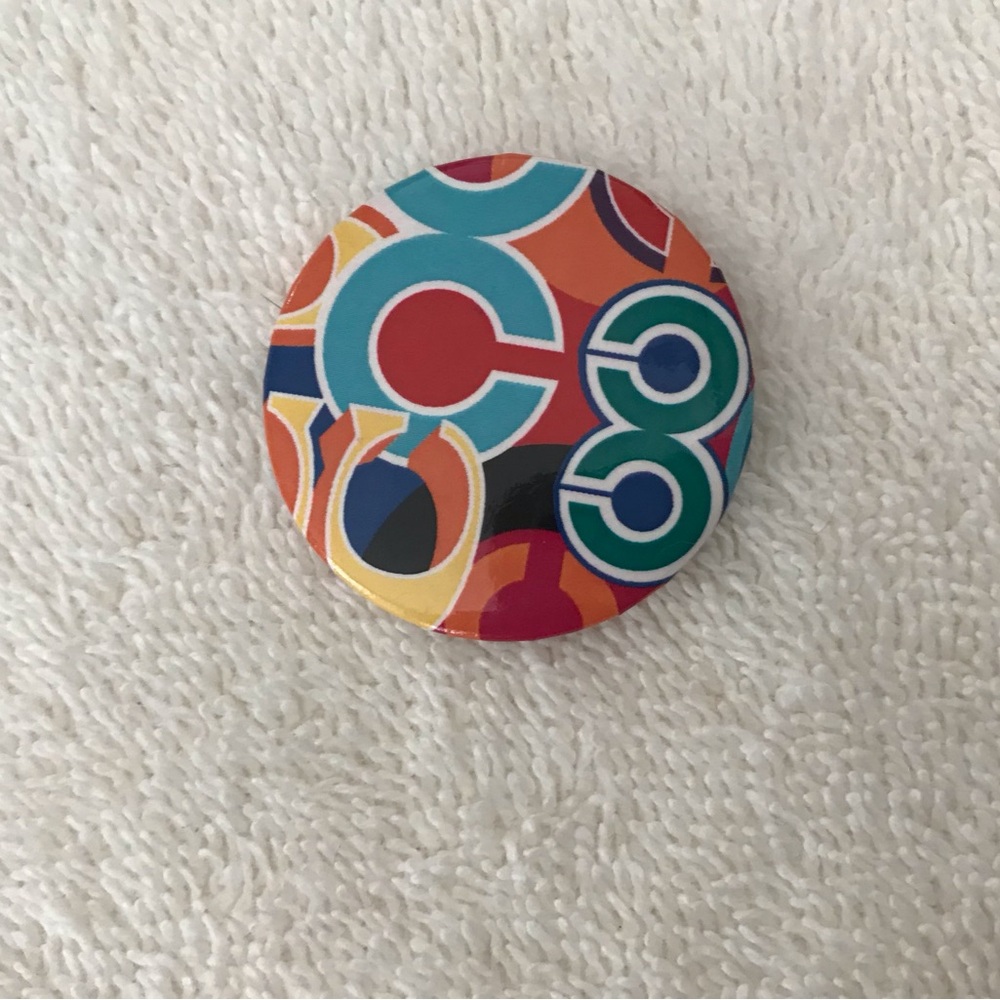 Coach Pin Brooch Monogram